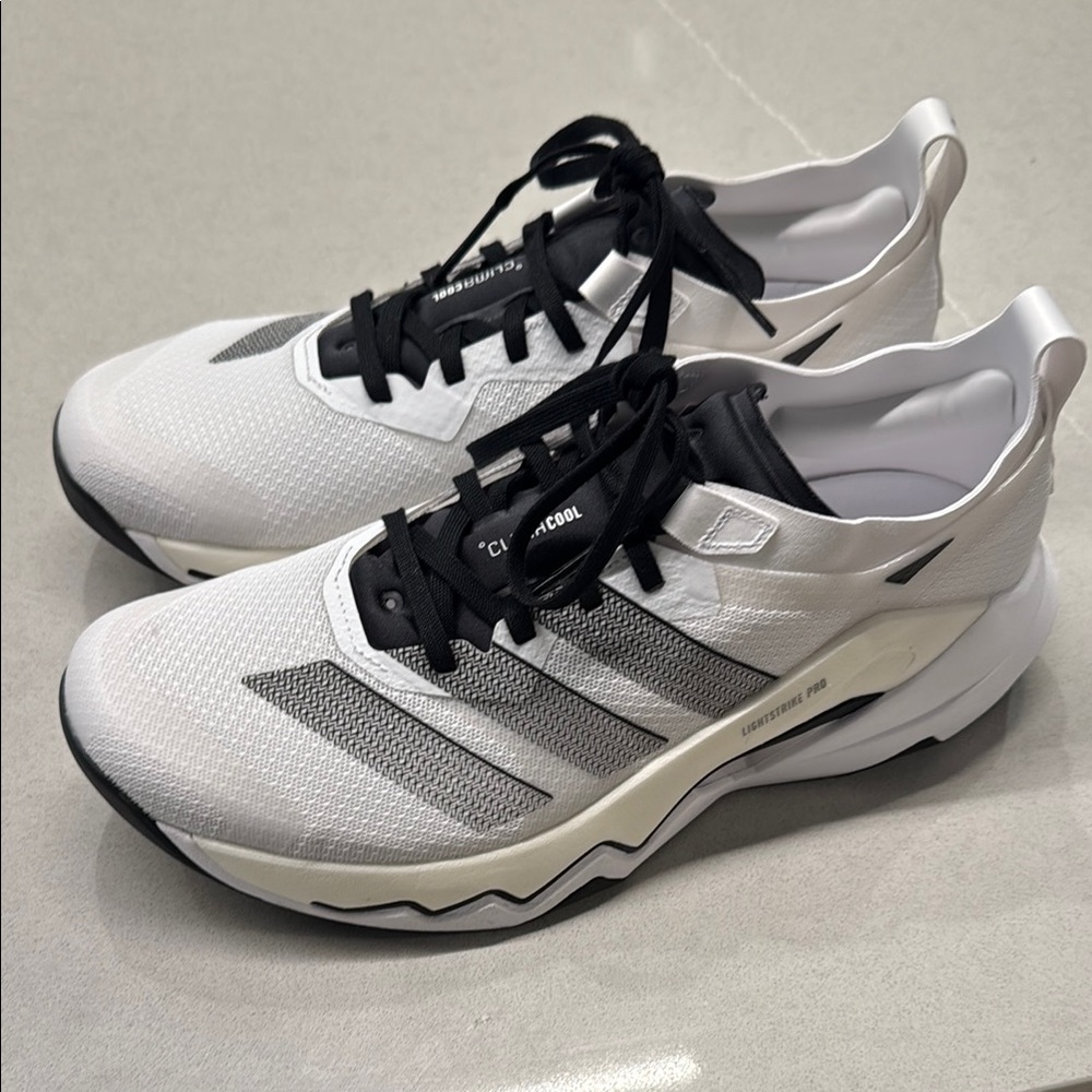 adidas White & Black Performance Running Shoes
